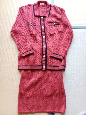 핑크 (빨간색?) 케이블 짜임 셋업