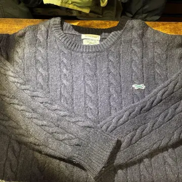 FREAK'S STORE 케이블 니트 스웨터 다크 그레이