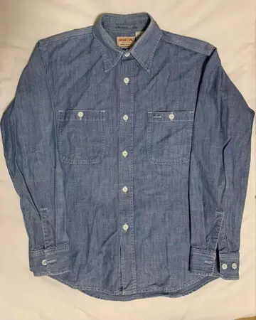 SUGAR CANE x BEAMS 샴브레이 셔츠 M