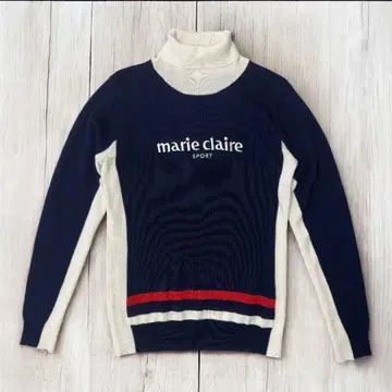 marie claire 터틀넥 스웨터