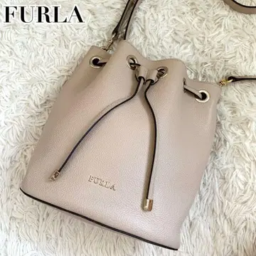 새상품급 훌라 숄더백 EVE 이브 가죽 버킷 로고 복조리