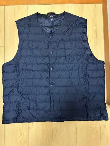 UNIQLO 울트라 라이트 다운 자켓 4XL 네이비 경량 수납 봉투 포함