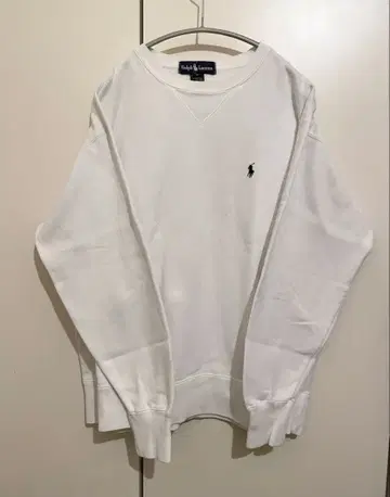 랄프 로렌 맨투맨 화이트