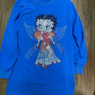 베티 붑 그래픽 긴팔 티셔츠