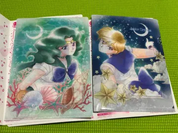 세일러문 우라네프 미니 클리어 파일 세트