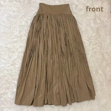 nuans 플리츠 롱 스커트 M 사이즈