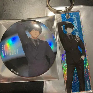 SAKAMOTO DAYS PLAZA NightRain 캔뱃지 아크링 키링