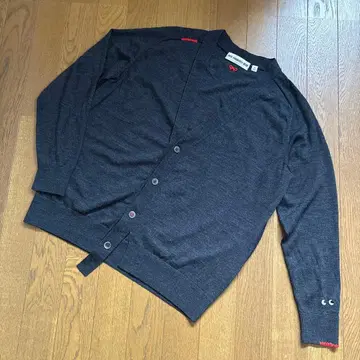 완판템 안야 힌드마치 메리노 오버 사이즈 V넥 가디건 그레이