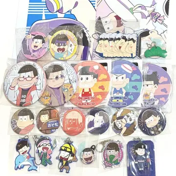 오소마츠 6쌍둥이 핀 배지 세트