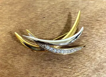 골드 실버 브로치 80s 90s