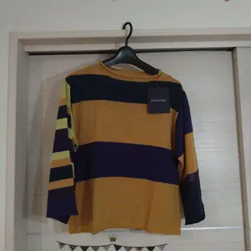 FUGA FUGA 보더 7부 소매 니트