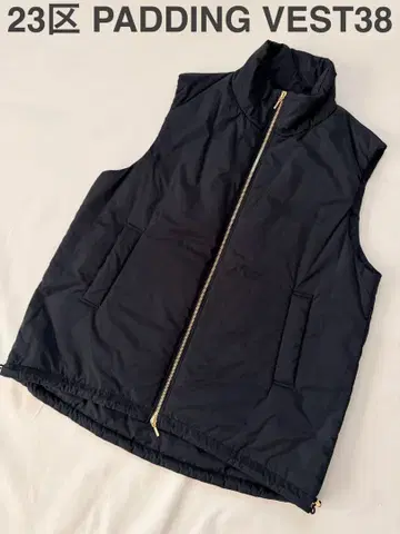 [ 컨디션 최상 ] 23구 워셔블 패딩 베스트 38 블랙 온워드 카시야마