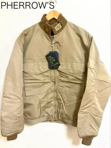 Pherrow's 페로우즈 플라이트 다운 자켓 새상품 미사용