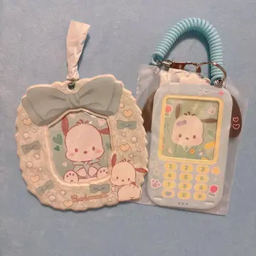 산리오 폴더폰형 패스 케이스 외 포차코