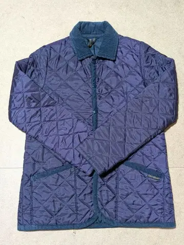 [ LAVENHAM ] 다크 퍼플 퀼팅 자켓