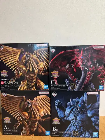 유희왕 제일복권 삼환신현현 피규어 상위상 세트 라스트 원 A B C