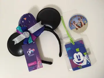 홍콩 디즈니 머리띠 네임택 배지