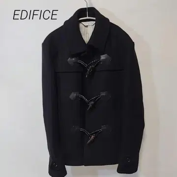 EDIFICE 에디피스 더플 코트 블랙 캐주얼 아우터