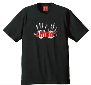 린다큐브 어게인 로고 티셔츠 블랙 프리 사이즈 Linda