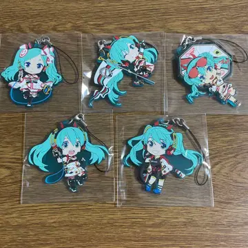 레이싱 미쿠 2020 러버 스트랩 세트