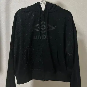 UMBRO x Casselini 로고 지퍼 후드티