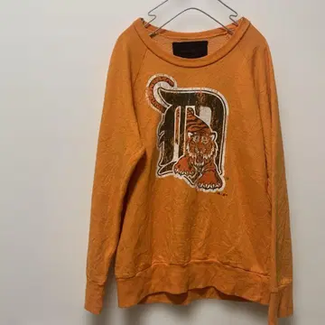 디트로이트 타이거 스트레이너 맨투맨 MLB 구제 의류 팀 로고