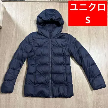 유니클로 남성용 다운 자켓 점퍼 S 네이비 키즈 남아