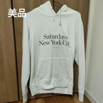 SATURDAYS NEW YORK CITY 후드티 화이트