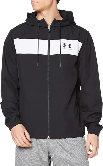 UNDER ARMOUR 윈드브레이커 블랙 안감 메쉬 3L 사이즈