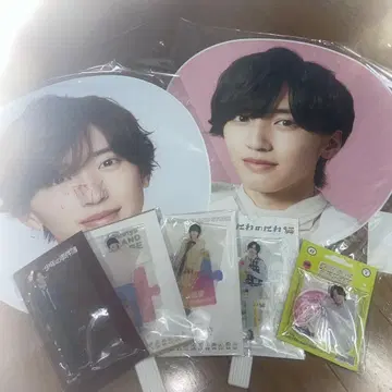 나니와단시 미치에다 슌스케 아크릴 스탠드 부채 키링