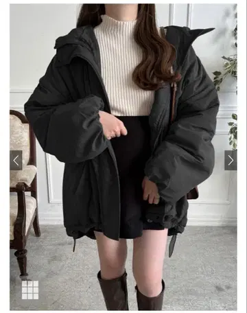 충전솜 다운 몬스터 후드티 코트 [fo1802]