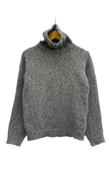 [ 이탈리아제 ] morgano 터틀넥 니트 44 그레이 모건노