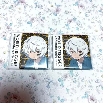 월드 트리거 쿠가 유마 캔뱃지 세트