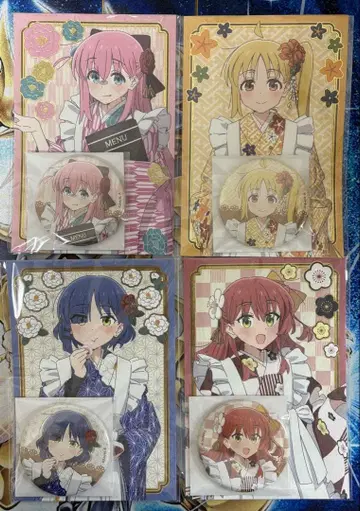 봇치 더 록 교토 마후 캔뱃지, 엽서 세트 결속 밴드