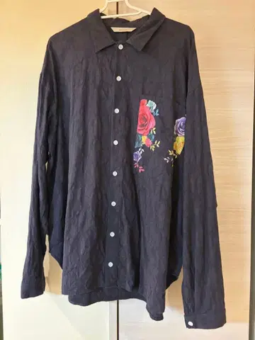 레어셀 rehacer 동탁 꽃무늬 긴팔 셔츠