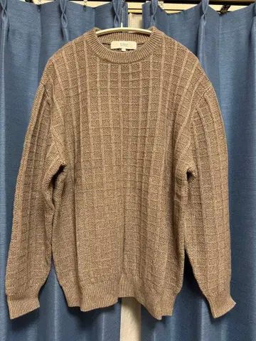 ROSSO 그레이 크루넥 니트