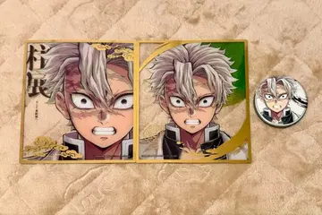 귀멸의 칼날 기둥전 미니 클리어 색지 캔뱃지 1