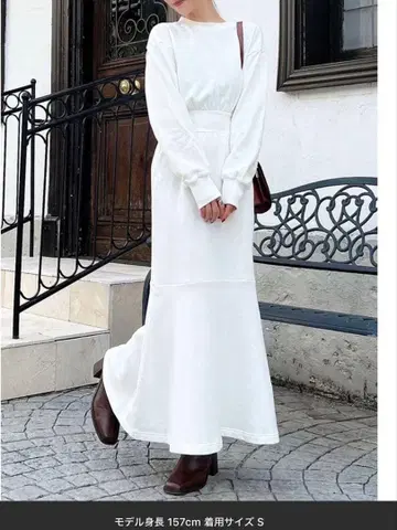 resexxy 맨투맨 머메이드 원피스 M