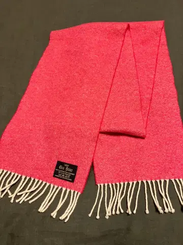 글렌 프린스 핑크 머플러 스코틀랜드제