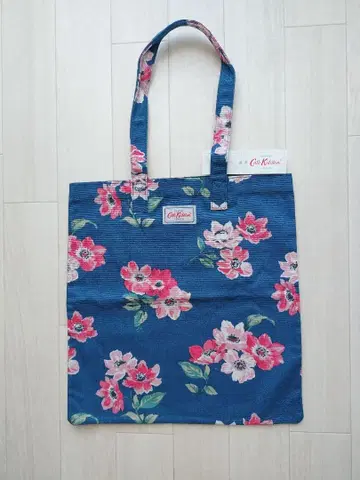 [ 미사용 새상품 ] 캐스키드슨 캔버스 꽃무늬 아네모네 토트백