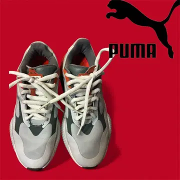 PUMA 스니커즈 그레이/오렌지