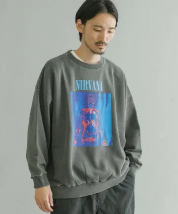 GOOD ROCK SPEED NIRVANA 오버 사이즈 맨투맨