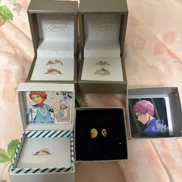 앙스타 아츠키 슈 중국 맹세의 반지 실버 골드 5주년 기념 반지