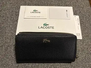 LACOSTE 블랙 장지갑 새상품급