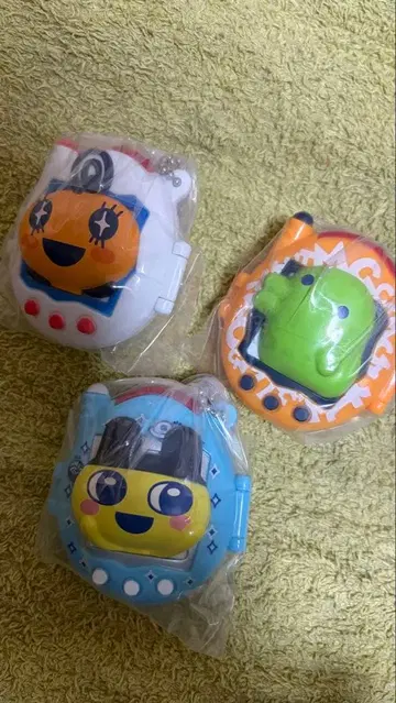 컬러풀 캐릭터 캡슐 토이 3개 세트