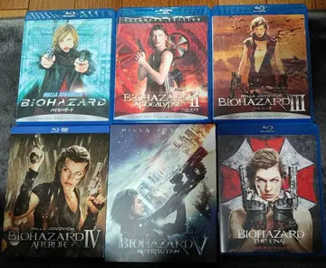 바이오하자드 시리즈 1-6권 세트 블루레이 디스크