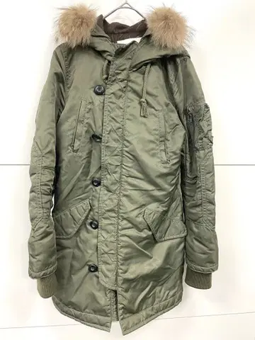 moussy 마우지 모즈 코트 카키 차이니즈 러그 y2k