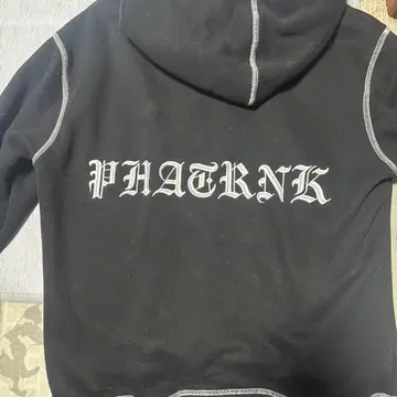 PHATRNK 블랙 후드티 L 사이즈