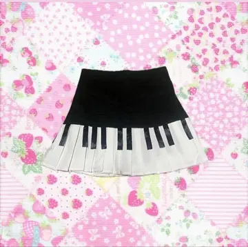 헤이세이 피아노 건반 스커트