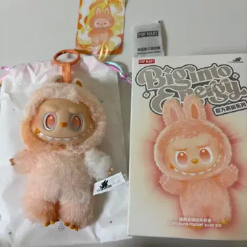 정품 POPMART 라브부 LABUBU 에너지 해피니스 오렌지